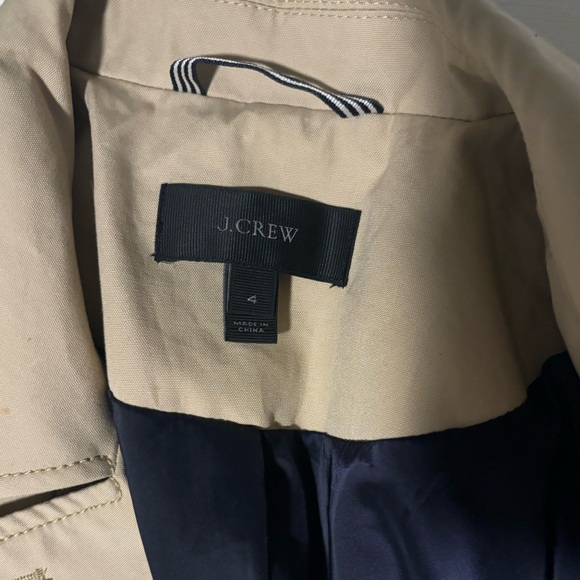J Crew Classic Trench Coat - Picture 6 of 6